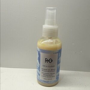 R+Co On a Cloud Baobab Oil Styler with Sky Blue and White Design
